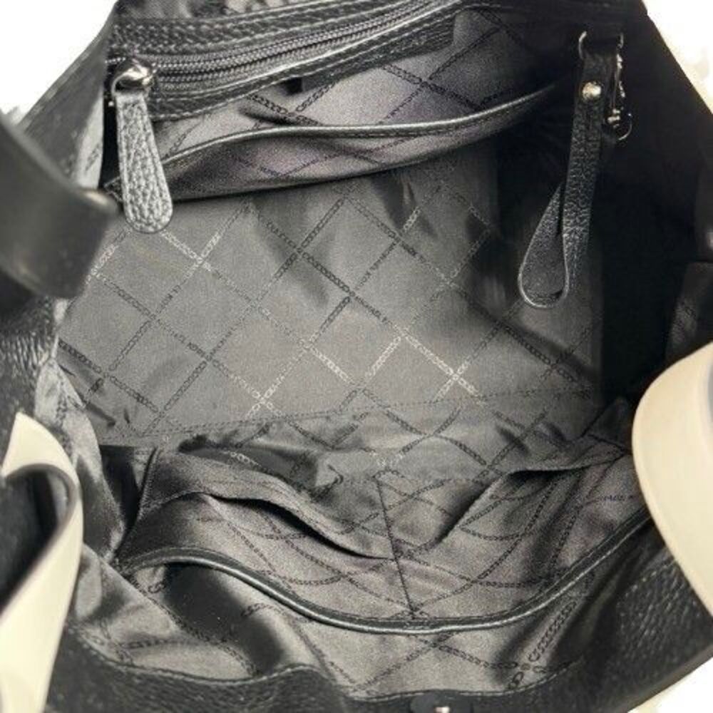 Michael Kors DOWNTOWN ASTOR Black/White Leather Lg Shoulder Tote Bag NWOT $498 - Picture 8 of 16